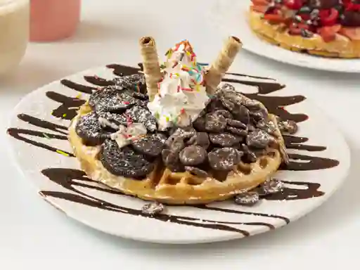 Waffle de Oreo M&M