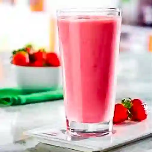 Jugo de Fresa en Leche