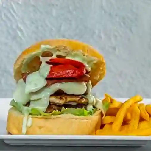 Hamburguesa Súper Tramacuo+ Papas