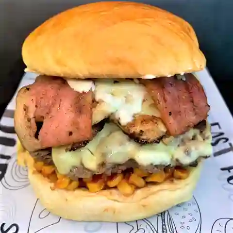 Hamburguesa de Carne y Pollo