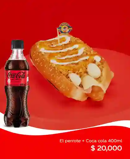 Perrote + Coca Cola sin Azucar 400