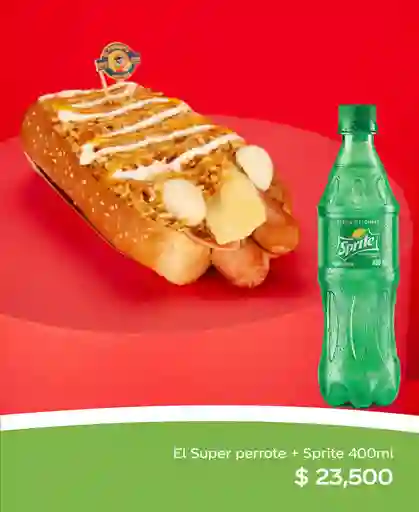 Super Perrote + Sprite 400ml