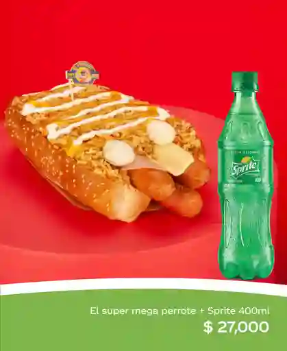 Super Mega Perrote + Sprite 400ml