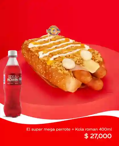 Super Mega Perrote + Kola Roman 400ml