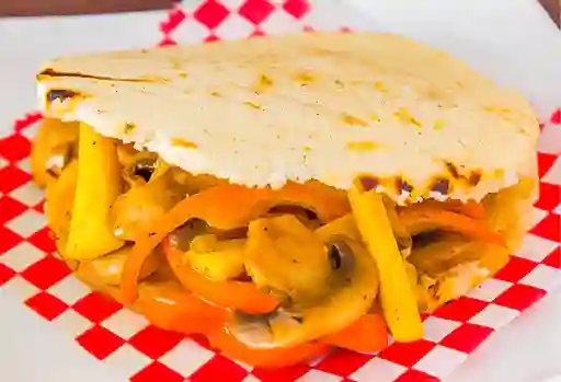 Arepa con Vegetales