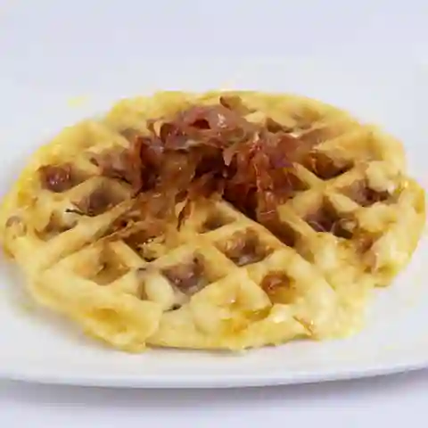 Waffle de Buñuelo con Salsa