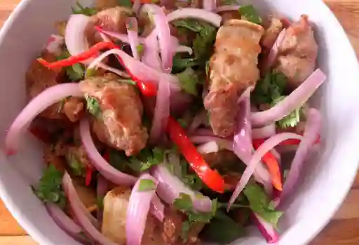 Ceviche de Chicharrón.