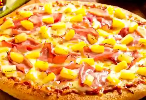 Pizza Personal Pollo y Hawaiana