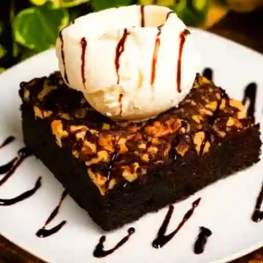 Brownie con Helado