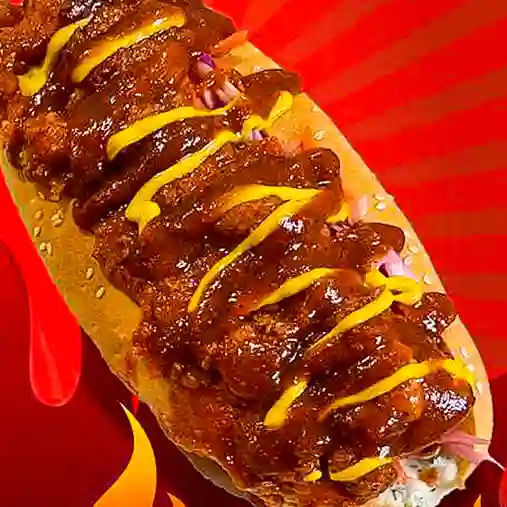 Hot Dog Chili con Carne