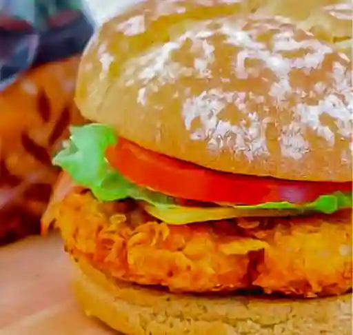 Hamburguesa de Pollo Apanado