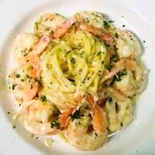 Pasta con Camarón