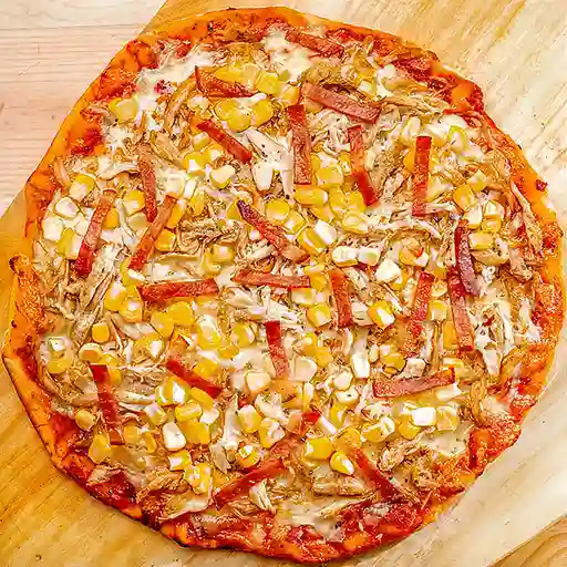 Pizza de Pollo Maíz