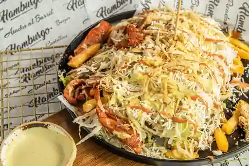 Salchipapa Pollo Ranchera