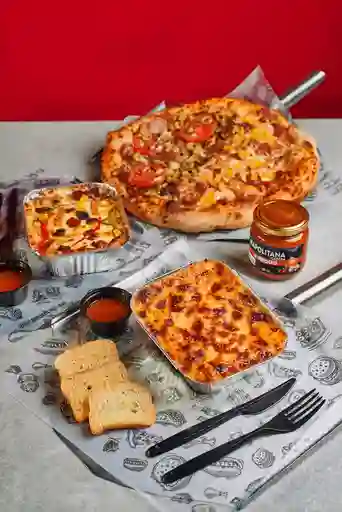 Combo Pizza Mediana y Lasaña