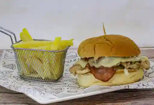 Hamburguesa Doble Pollo