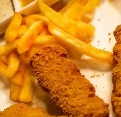 Brochetas Pollo Apanado