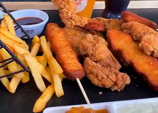 Brochetas de Pollo Apanado 4 Pz