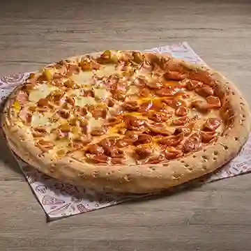 Pizza Por Mitad Mediana + Gaseosa