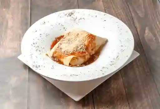 Lasagna con Salsa de Queso
