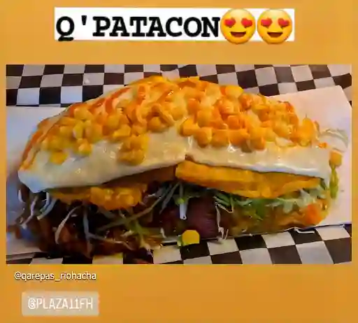 Patacón Carne