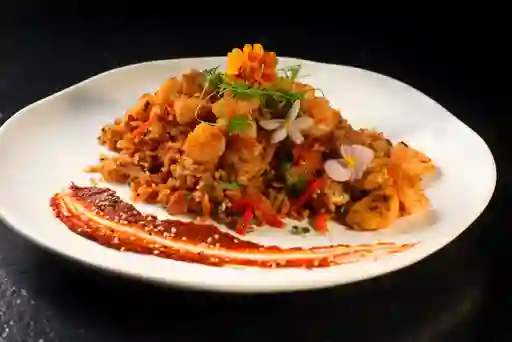 Arroz Ginger de Pollo y Camarón