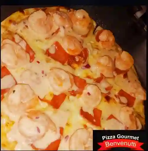 Pizza Camarones Marinera Personal