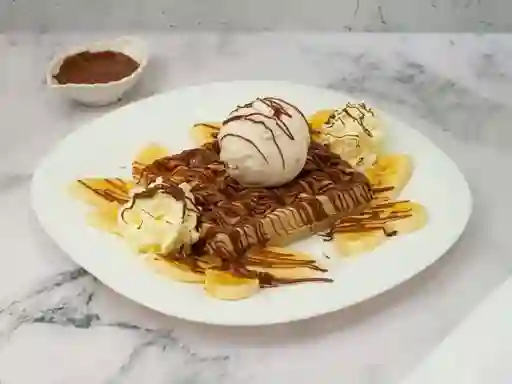 Waffle Especial de Banano