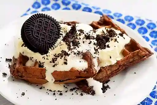 Waffle de Oreo