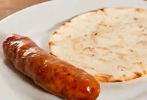 Arepa con Chorizo