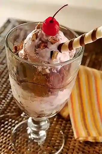 Copa con Helado de Maní