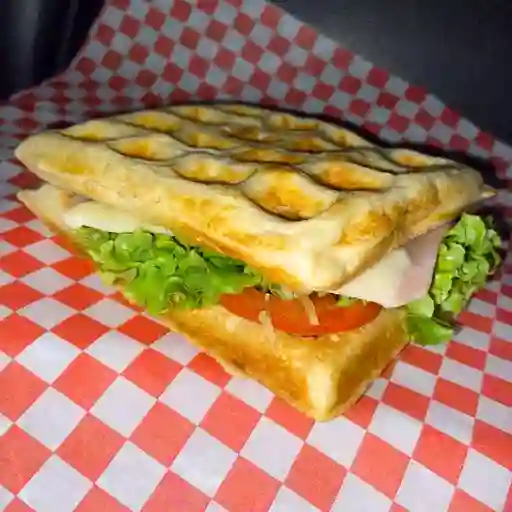 Sándwich Waffle Sencillo