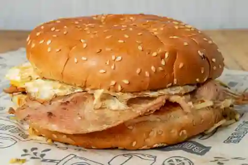 Hamburguesa Chuleta Ahumada en Combo