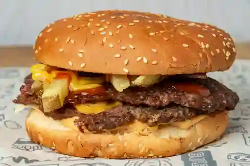 Hamburguesa Doble Fusion en Combo
