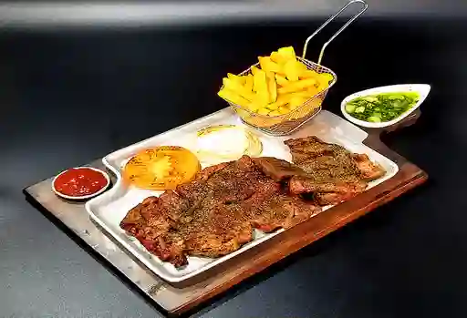 Churrasco Gratinado +Sapa y Bebida