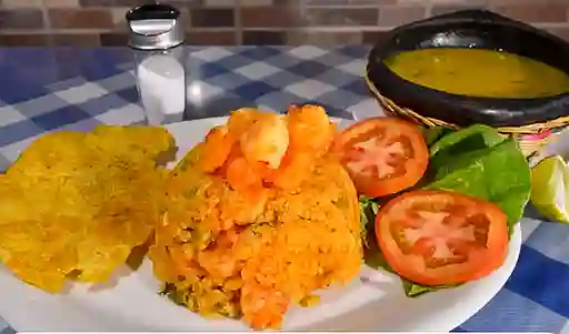 Arroz con Camarones