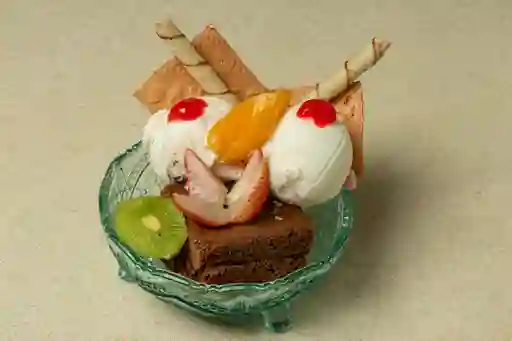 Brownie con Helado