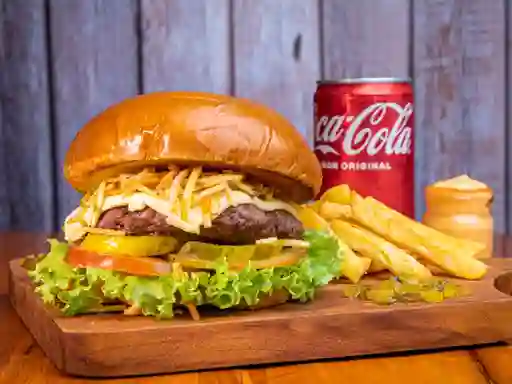 Combo Hamburguesa + Papas Francesa + Gaseosa