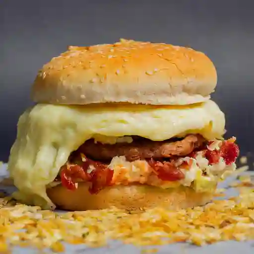 Hamburguesa Carne con Tocineta