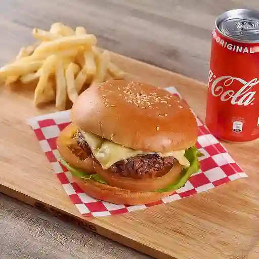 Hamburguesa Clásica en Combo