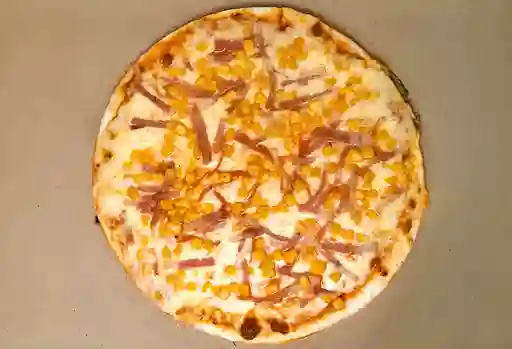 Pizza Personal de Tocineta y Maíz