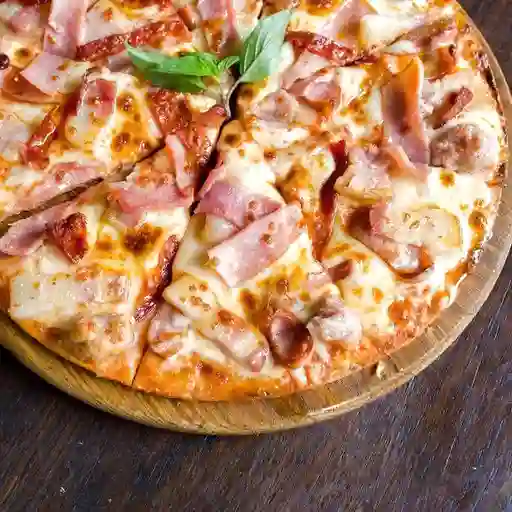 Pizza Jamón y Queso 4 Pz