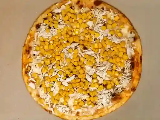 Pizza de Pollo y Maíz