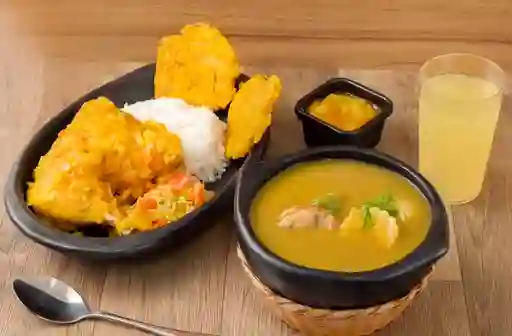 Sancocho en Leña