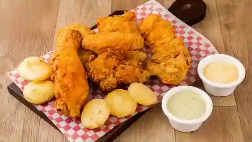 1/2 Pollo Apanado