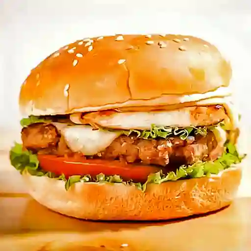 Hamburguesa de Doble Pollo