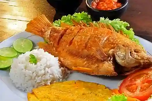 Bandeja con Mojarra