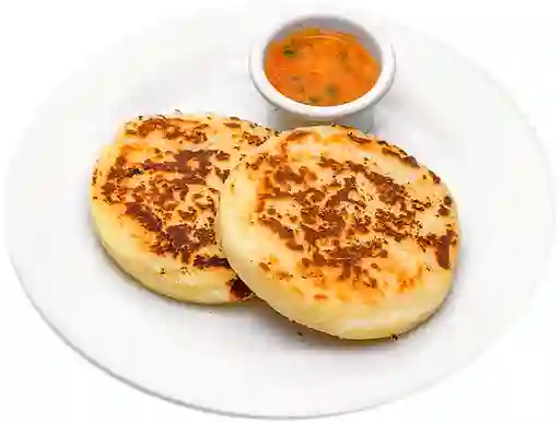 Arepas de Maíz con Mozzarella Fritas