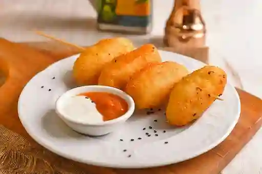 Caribañolas con Pollo Fritas