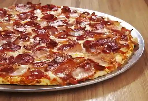 Pizza Jamón y Tocineta